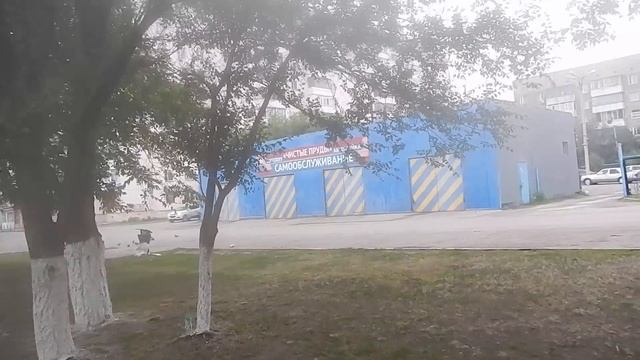 Майкудук летом | мкр Голубые пруды вдоль трассы смотреть онлайн