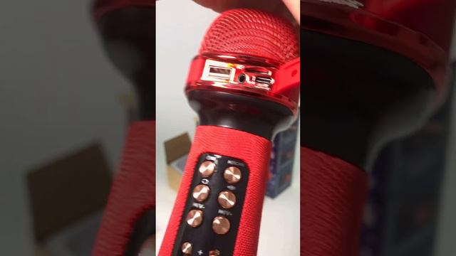Детский микрофон караоке EXPERTS WM-710, красный, беспроводной смотреть онлайн