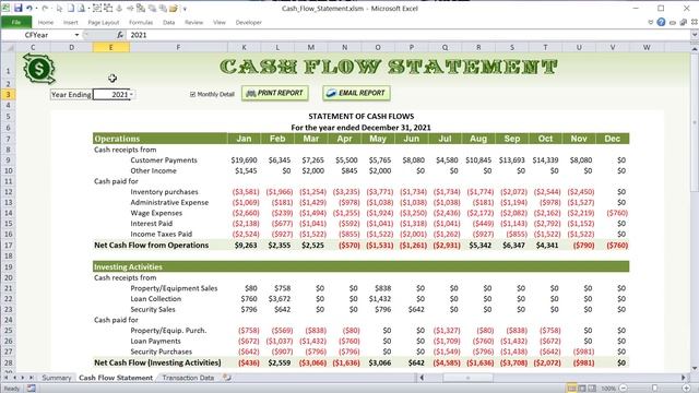 Learn How To Create A Cash Flow Statement In Excel [Full Training + Free Download] смотреть онлайн