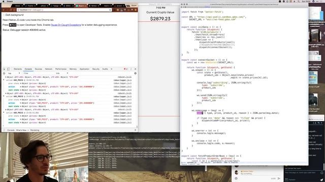 React Native cryptocurrency dataviz w/ Coinbase data смотреть онлайн
