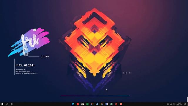 customizing windows 10 desktop Groot theme 2021;clean and minimal desk setup смотреть онлайн