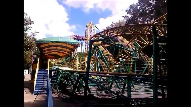 BEST ROLLER COASTER IN THE WORLD-Американские горки в Минске (Парк Челюскинцев) смотреть онлайн