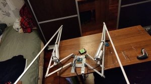 Подвижные крылья 2.0 Первый тест каркаса.