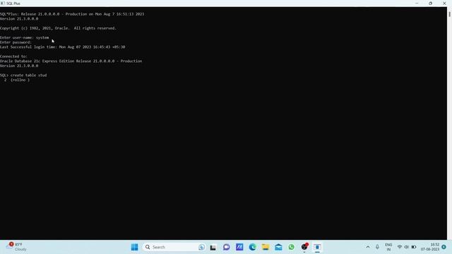 #1 How to create table in oracle(oracle 21c) database | PL/SQL смотреть онлайн