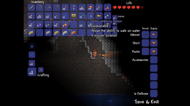 Let's Play Terraria Part 14: Mine Adventure V: The Curse Of The Gold Chest