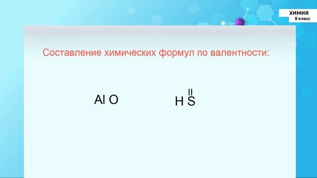 8-класс | ХИМИЯ | Валентность, определение валентности по формуле. смотреть онлайн