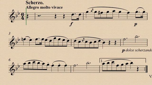 3. Allegro molto vivace - Sonata Op.1 for Flute & Piano - J. P. E. Hartmann - Demo & Backing Track. смотреть онлайн