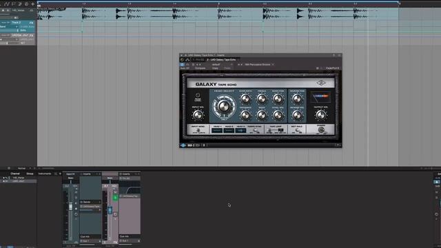 Using The UAD Galaxy Tape Echo To Add Interest To Drums In PreSonus Studio One смотреть онлайн