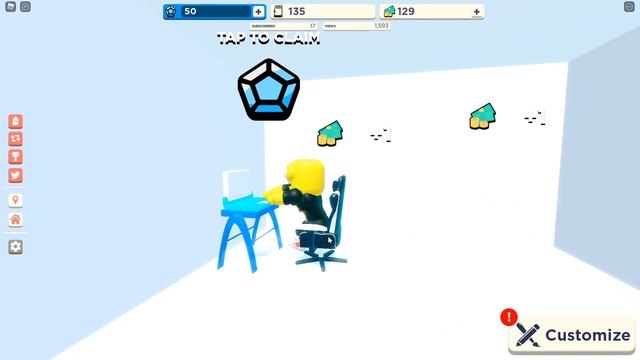 СТАЛ ТОП ЮТУБЕРОМ В РОБЛОКС! Роблокс Симулятор YouTube Simulator X смотреть онлайн