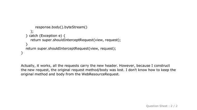 Android : How to get the body of the WebResourceRequest in android webView смотреть онлайн