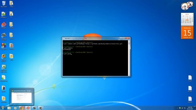 Git Tutorial - 18 - Pushing to a GitHub Repository смотреть онлайн