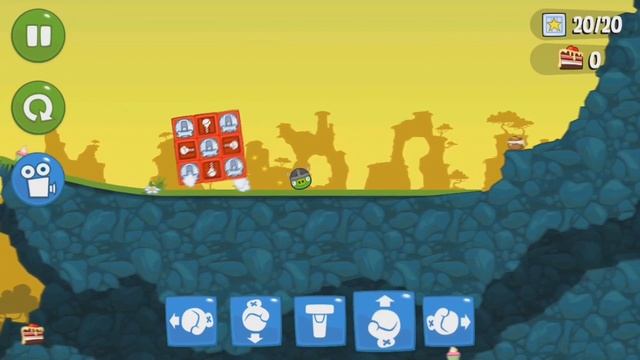 Minecraft Blocks in Bad Piggies смотреть онлайн