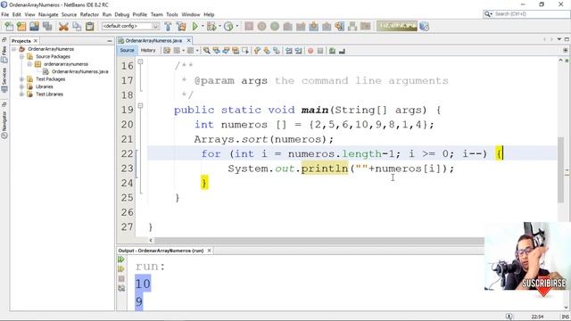 ? ORDENAR un ARREGLO de forma ASCENDENTE en Java | Ordenar ARREGLO de forma DESCENDENTE en Java✅ смотреть онлайн