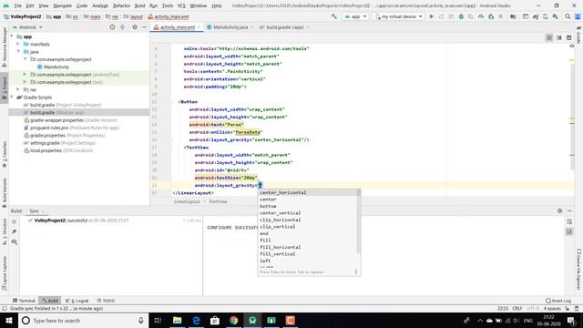 Volley Library in Android Studio | Parse a JSON using Volley Library-SIMPLE GET REQUEST |Tutorial-1 смотреть онлайн