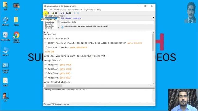 How to Convert BAT File into EXE | Create Portable Apps with Notepad Along With ICONS FOR FREE!!! смотреть онлайн