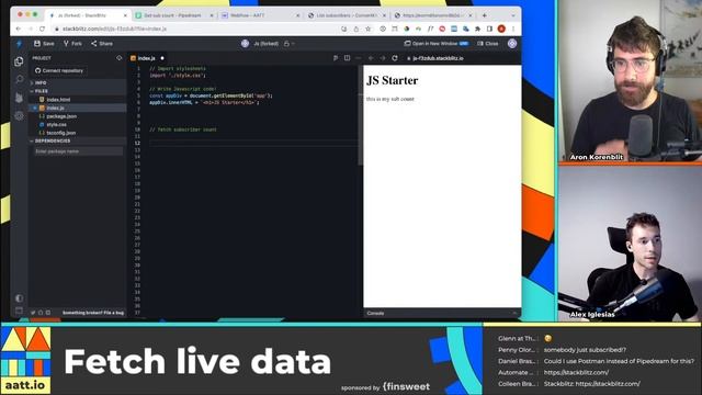 Fetch live data into Webflow using Pipedream with Alex Iglesias смотреть онлайн