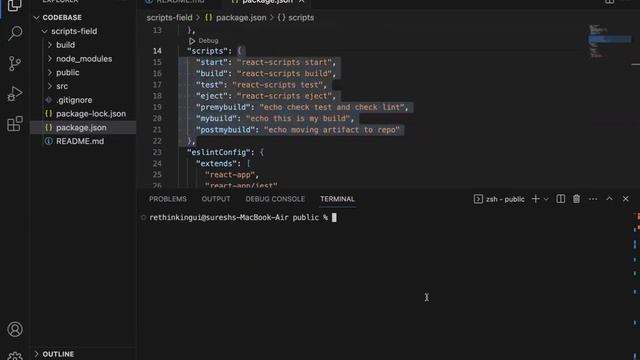 Understanding Scripts Field In NPM | Pre & Post Scripts | Lifecycle Scripts In NPM | RethinkingUi | смотреть онлайн