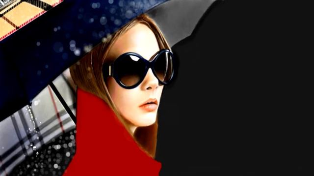 Speed painting - "Девушка под дождем" смотреть онлайн