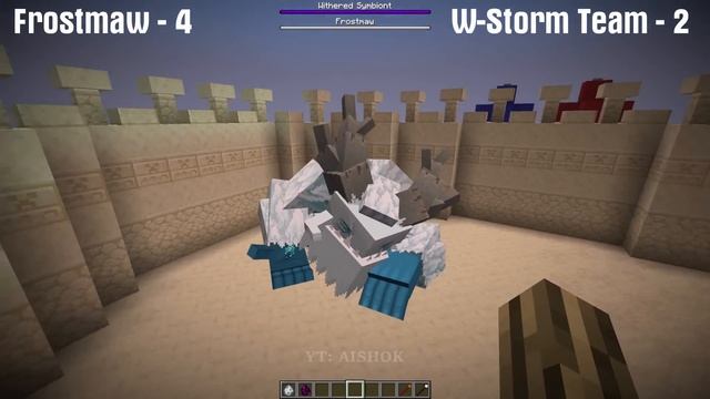 Frostmaw Vs New Wither Storm mobs - Frostmaw Vs SuperFormidi-bomb смотреть онлайн