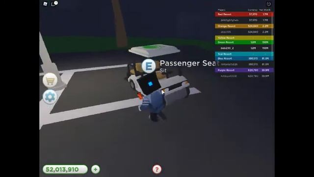 Fling golf cart in roblox Tropical Resort Tycoon смотреть онлайн