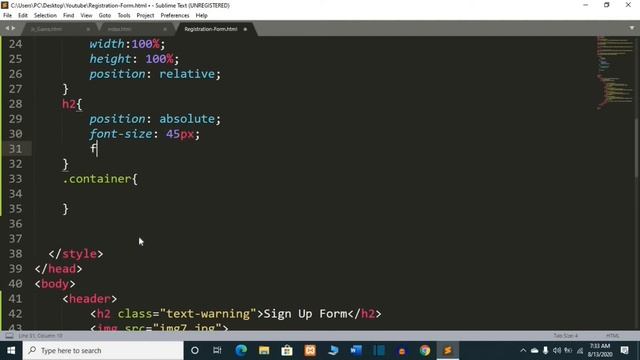 How to Create Registration Form Using Bootstrap HTML & CSS смотреть онлайн