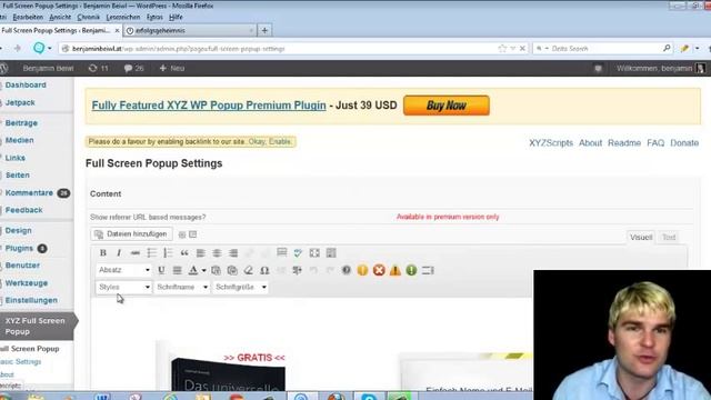 Wordpress Popup Plugin, Full Screen Popup Plugin смотреть онлайн
