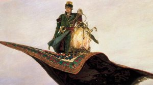 Разбор сказочного сюжета в тонких деталях. Две картины "Ковёр самолёт" Васнецова с разным смыслом.