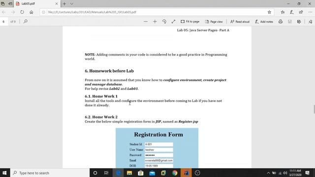 5. Java Server Pages Part 1 (IntelliJ Tomcat) смотреть онлайн