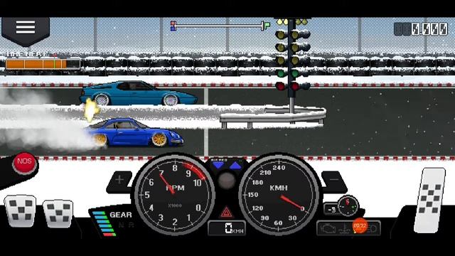 Real 5.8 seconds Pixel Car Racer Alpine swap LT5 5 gears смотреть онлайн