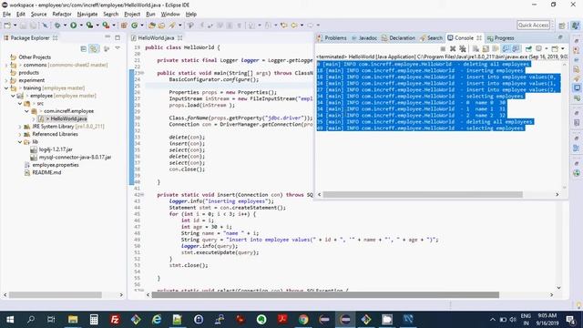 Java Properties Logging and Junit смотреть онлайн
