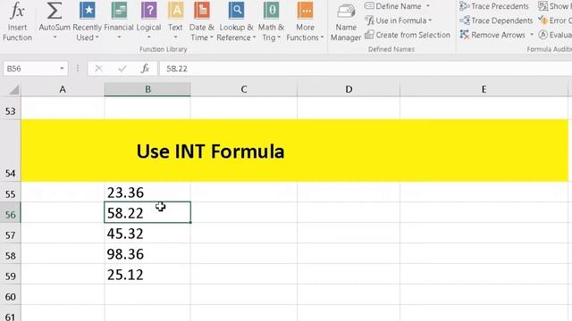 INT FORMULA FUNCTION KYA HAI EXCEL SHEET PAR INT FORMULA KAISE USE KARE? смотреть онлайн