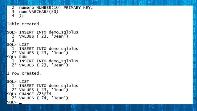 Introduction SQL*Plus смотреть онлайн