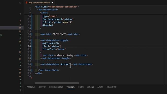 MatDatePicker. Configura el calendario de angular material con la librería date-fns. смотреть онлайн
