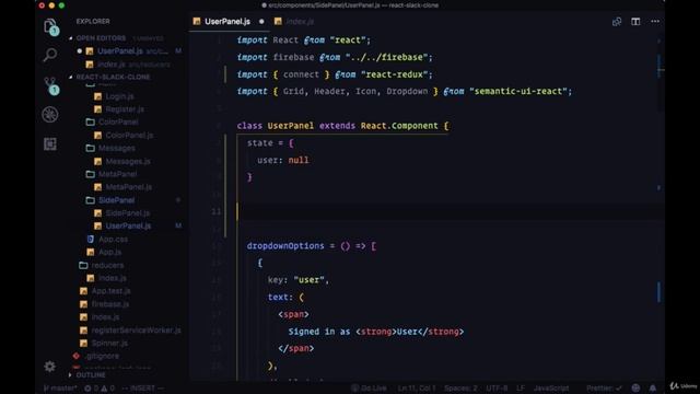 Building Out Chat Console - Passing Redux State via Props смотреть онлайн