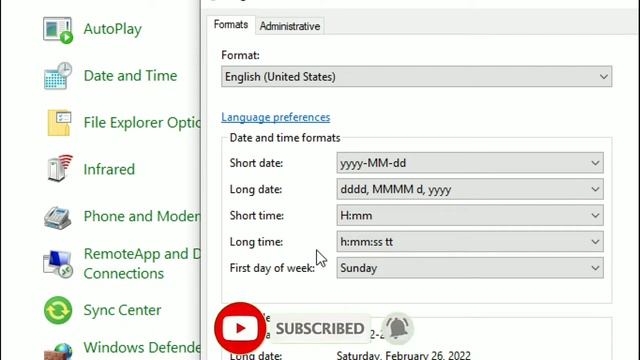 How to Change Clock to 24 Hour Format from 12 Hour in Windows 10? | Change Time and Date Format смотреть онлайн