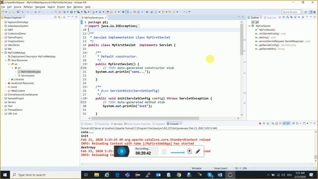 Servlet | JEE | Why Dynamic Web Page | Servlet API | Advance Java Tutorial In Hindi -54 смотреть онлайн
