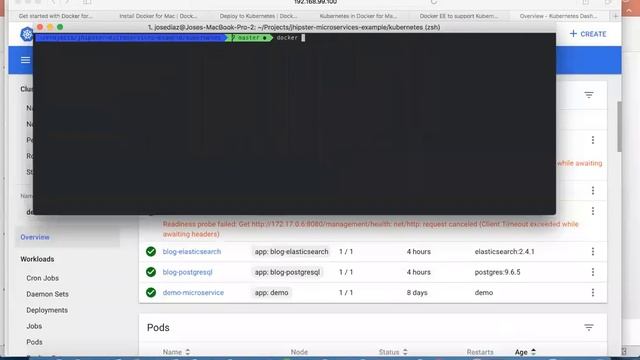 Desplegando microservicios en Minikube смотреть онлайн