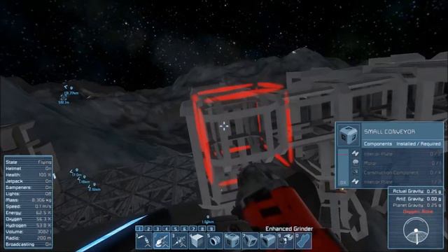 Let's Play Space Engineers Ep. 23 - A Drill Ship For The Moon смотреть онлайн