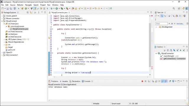 Mysql Database Connection using Java maven Project # DBMySQL Connection Database part1 смотреть онлайн