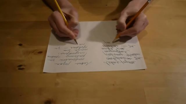 Зачем нужно писать двумя руками одновременно смотреть онлайн