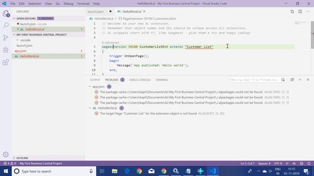 How to setup Visual studio code and deploy your Extension in Dynamics 365Business Central Wave 2 смотреть онлайн