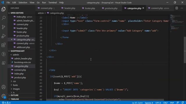 Shopping Cart PHP in Urdu / Hindi | Admin Dashboard in PHP - 01- Developers3nd смотреть онлайн