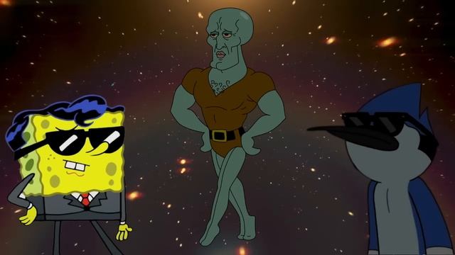 Golden Hour Trio - Spongebob x Mordecai x Squidward (Switching Vocals) смотреть онлайн