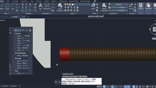 C-Clamp 3D drawing Autocad 3d (ⓐⓤⓣⓞⓒⓐⓓⓒⓜⓓ) ✅ смотреть онлайн