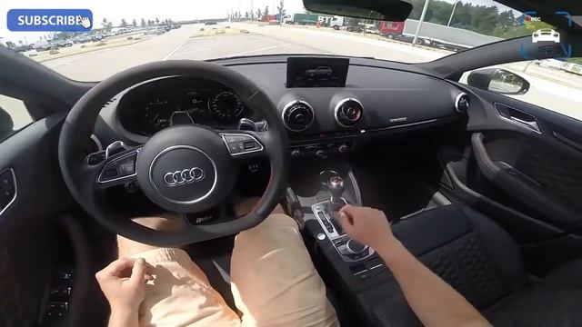 Audi RS3 vs MTM RS3 R Acceleration POV Sound Autobahn Test Drive смотреть онлайн