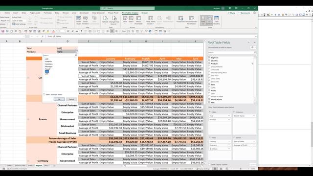 Automate Excel Pivot Table with VBA | Filter a Pivot Table | Lesson 4 смотреть онлайн