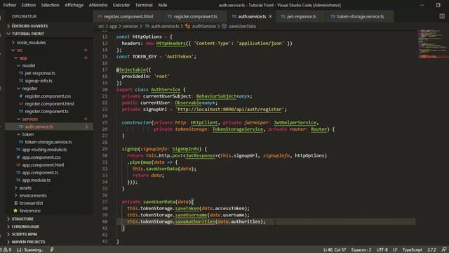 Angular + Spring Boot JWT Authentication Example | User Registration with Spring Security (Frontend смотреть онлайн