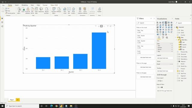 Power BI Drill Down Features Explained! [+BONUS TIP] смотреть онлайн