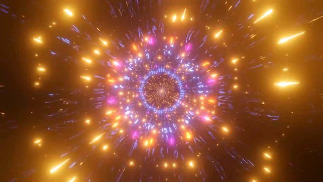TUNNEL DIGITAL - Neon VJ Loop - Trippy Video Of Psychedelic Colorful Light & Music. смотреть онлайн