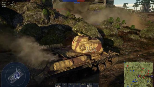 War Thunder БР 5.7 (ИС 2, Т34-85) смотреть онлайн